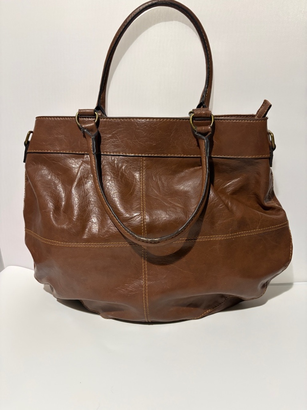 Axcess Brown Shoulder Tote Bag
